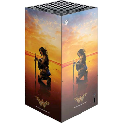 DC Comics Wonder Woman Character Movie Poster XBox Series X Digital Edition Console Skin